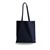 Navy Blue Cotton Shopping Carrier Bags with Long Handle