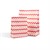 Red & Cream Chevron Pick n Mix / Popcorn Paper Bags