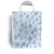 Blue Snowflake Premium Christmas Carrier Bags with Loop Handles