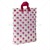 Loop Handle Shocking Pink Polka Dot Plastic Carrier Bags