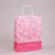 Pink Paisley Paper Carrier Bags with Twisted Handles