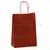 Scarlet Red Premium Italian Paper Carrier Bags with Brown Twisted Handles