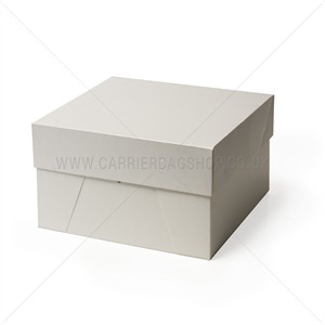White Cake Boxes With Lids