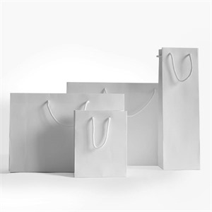 White Natural Kraft Boutique Gift Bags
