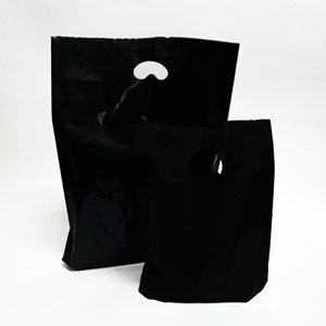 Black Degradable Plastic Carrier Bags