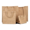 Natural Jute Bags with Luxury Padded Handles Small