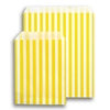 Yellow Candy Stripe Paper Bags