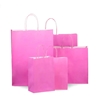 Italian Pink Paper Carrier Bags with Twisted Handles