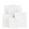 White Paper Carrier Bags with Twisted Handles