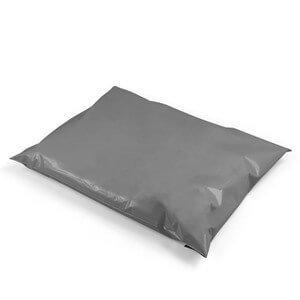 Grey Recycled Mailing Bags - 16" x 21"