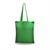 Green Cotton Shopping Carrier Bags with Long Handles