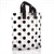 Loop Handle Black Polka Dot Plastic Carrier Bags