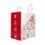 Iconic Christmas Wide Base Paper Carrier Bags With Twisted Handles