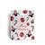 Red & White Christmas Frosted Plastic Carrier Bag