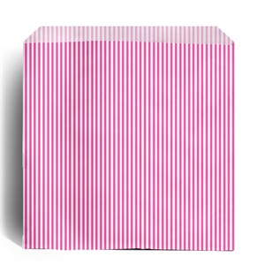 Clearance! Pink Candy Stripe Paper Bags