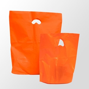 Orange Degradable Plastic Carrier Bags