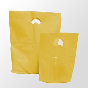 Yellow Degradable Plastic Carrier Bags