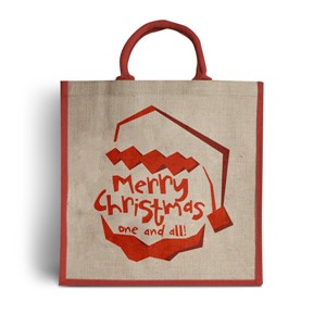 Santa Claus is Coming Christmas  Paper Carrier Bags 