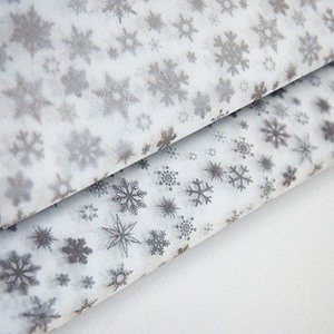 Silver Snowflake Acid Free Premium Christmas Tissue Paper [MF]