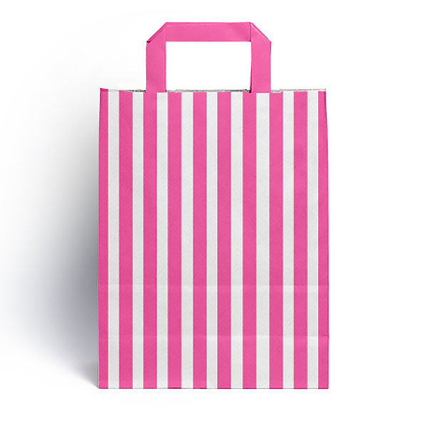 Pink Kraft Paper Bag for Clothes