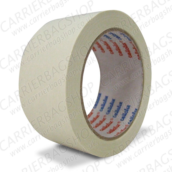 White PVC Packing Tape from Carrier Bag Shop, Supplier of Packaging Tape, Vinyl Tape and Retail