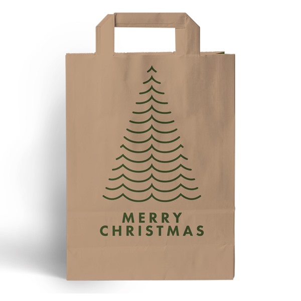 Merry Christmas Paper Bags | Festive Gift Packaging