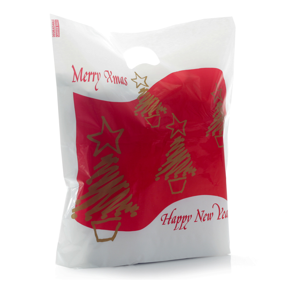 Christmas Plastic Carrier Bags Branded Bags Carrier